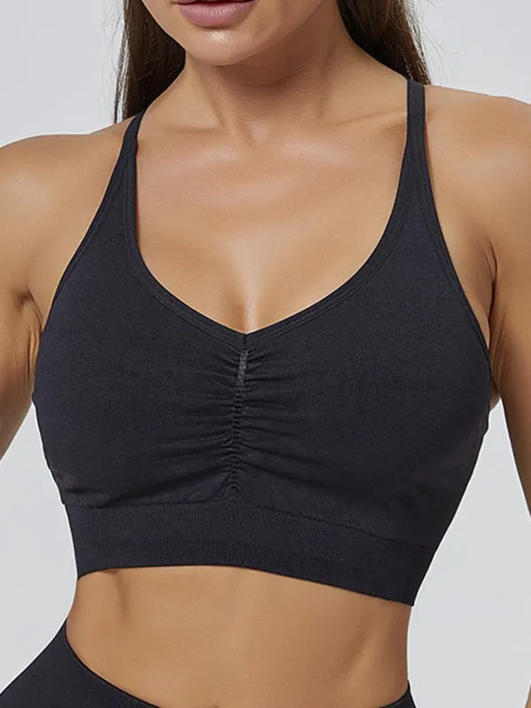 ZASUWA Female Elastic Tight Folds Tracksuit