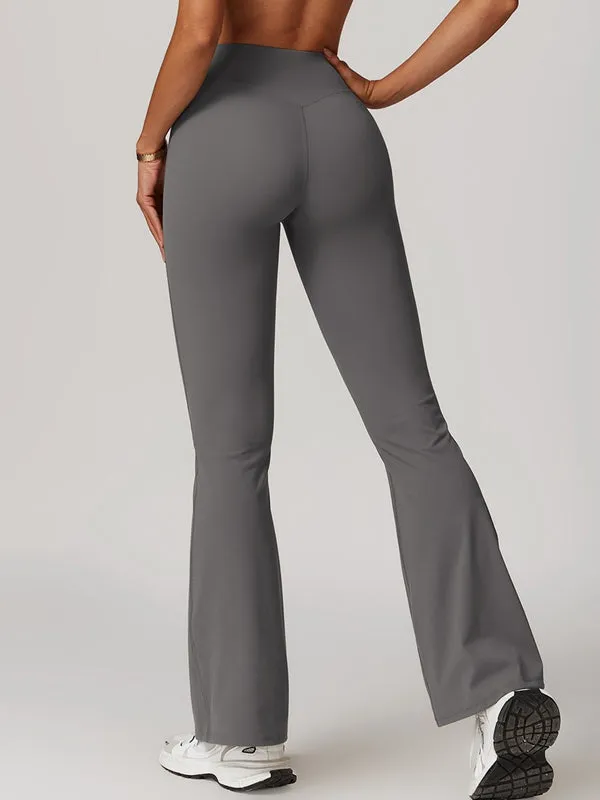 ZASUWA Female Flare V-shape High-waisted Leggings