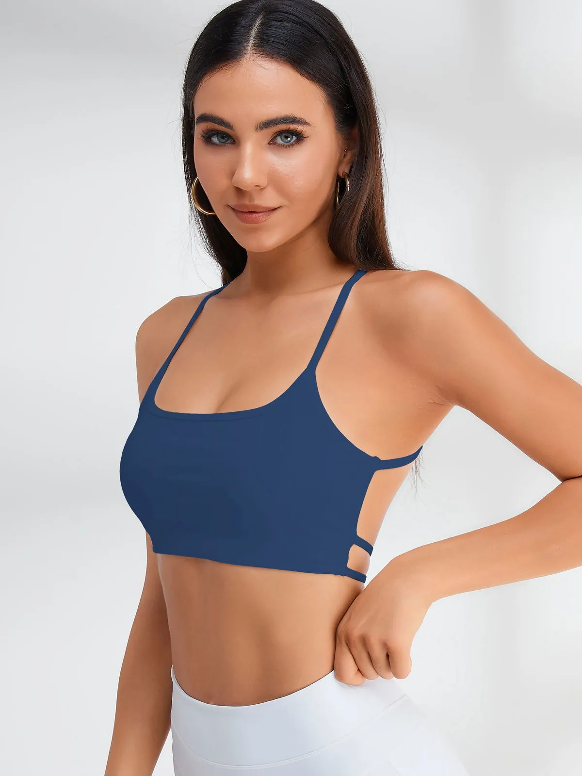 ZASUWA Female Halter Beautify Back Sports Bras