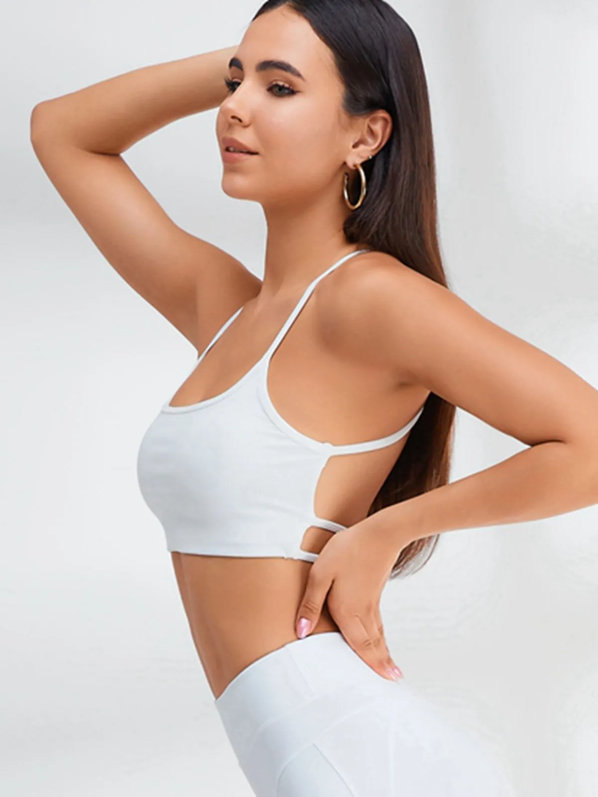 ZASUWA Female Halter Beautify Back Sports Bras