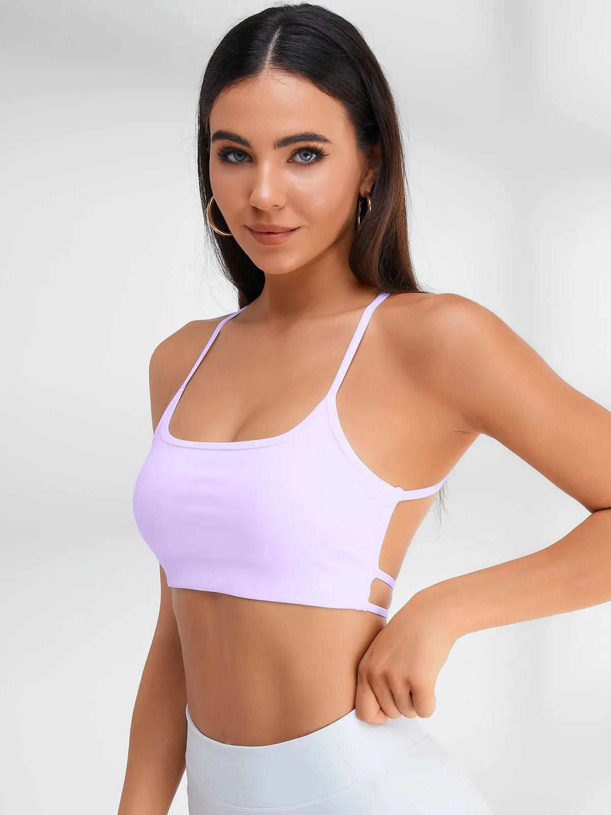 ZASUWA Female Halter Beautify Back Sports Bras