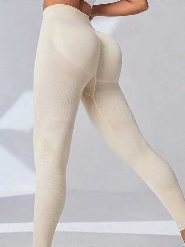 ZASUWA Female Hip-lift Seamless High-waisted Elastic tight Leggings ?