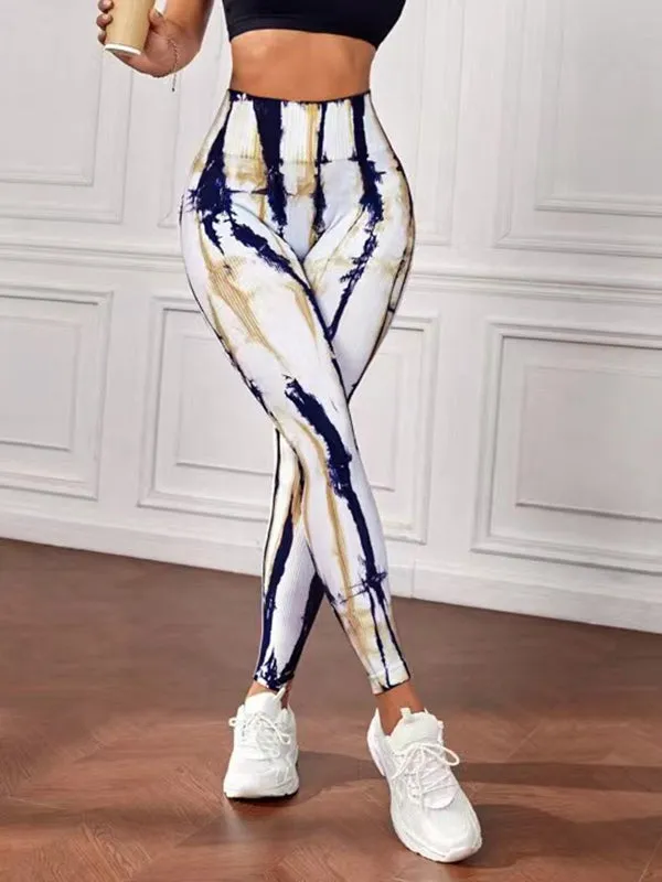ZASUWA Female Hot Tie-dye Quick Dry Leggings
