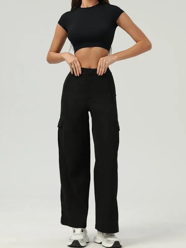 ZASUWA Female Pocket Casual Cargo Style Tracksuit
