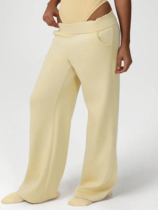 ZASUWA Female Pocket Casual Cross Back Tracksuit