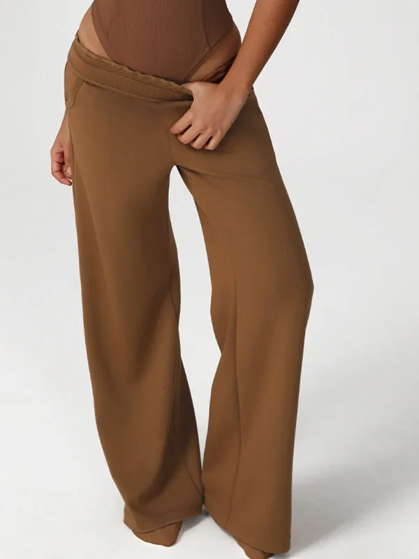 ZASUWA Female Pocket Casual Cross Back Tracksuit