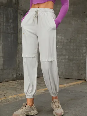 ZASUWA Female Pocket Thumbhole Halter Leggings