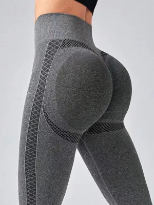 ZASUWA Female Push-up Scrunch Bum Seamless Leggings