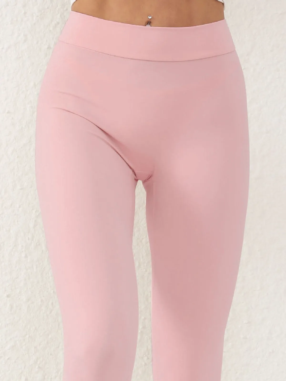 ZASUWA Female Scrunch Bum Deep V Back Leggings