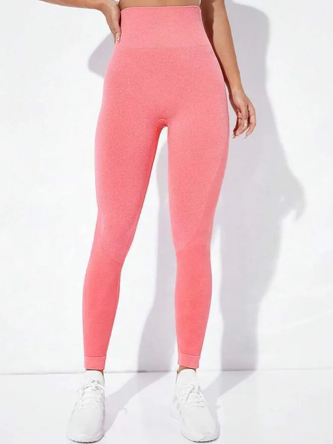 ZASUWA Female Seamless Hip-lift Scrunch Bum Elastic tight Leggings