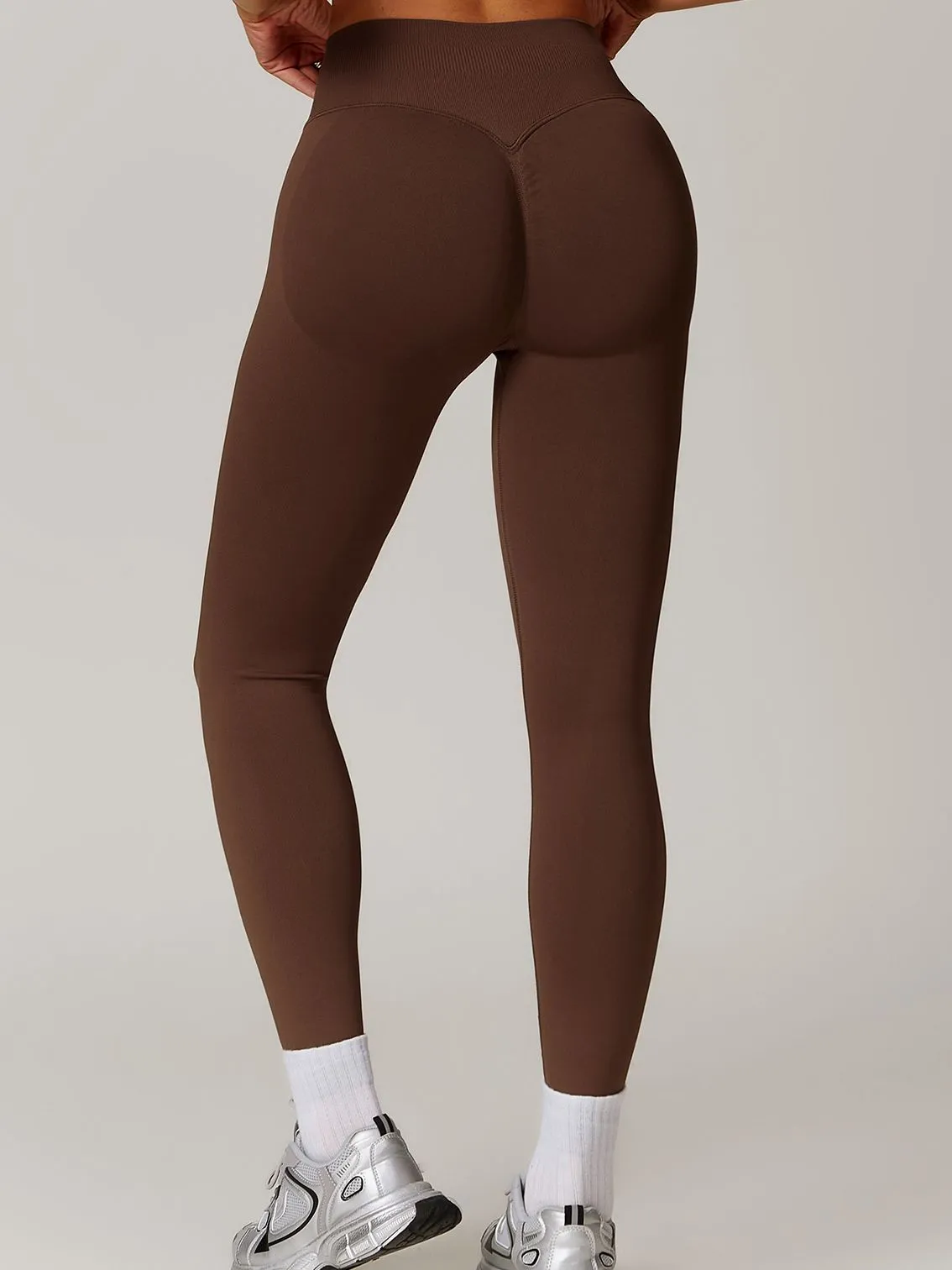 ZASUWA Female Seamless Scrunch Bum High-waisted Booty Leggings