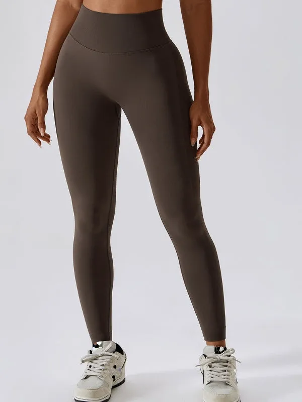 ZASUWA Female Seamless Scrunch Bum Leggings