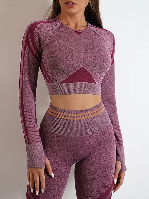 ZASUWA Female Seamless Scrunch Bum Leggings