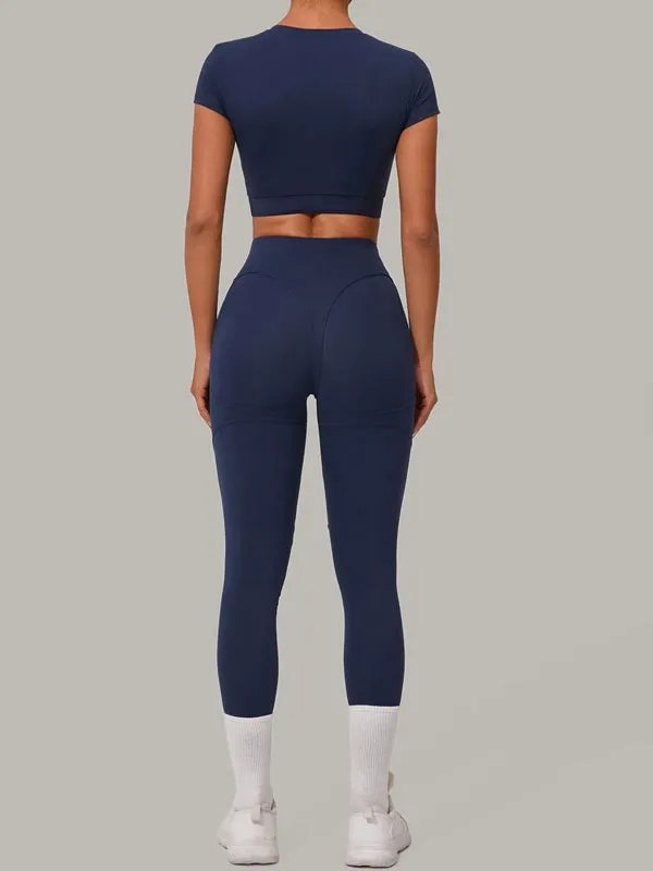 ZASUWA Female Sexy Push-Up High-rise Tracksuit