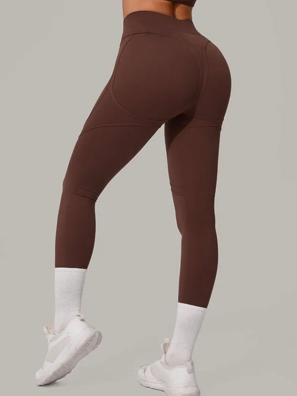 ZASUWA Female Sexy Push-Up High-rise Tracksuit