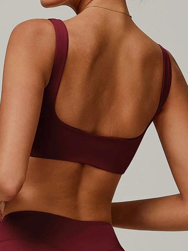 ZASUWA Female Sexy V-shape Waist Flare Backless Tracksuit