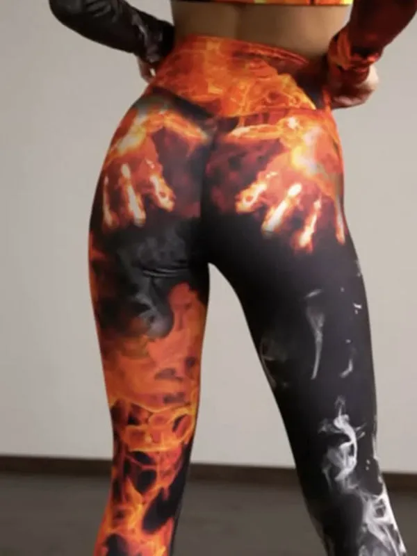 ZASUWA Female Skeleton Print Tracksuit