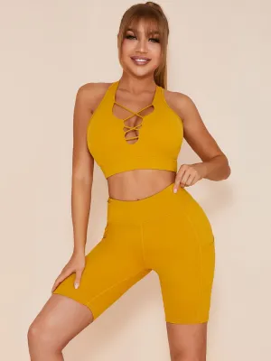 ZASUWA Female Solid Color Elastic Tight Suit