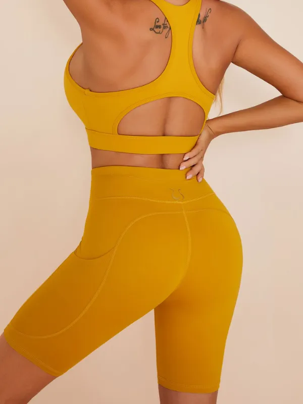 ZASUWA Female Solid Color Elastic Tight Suit