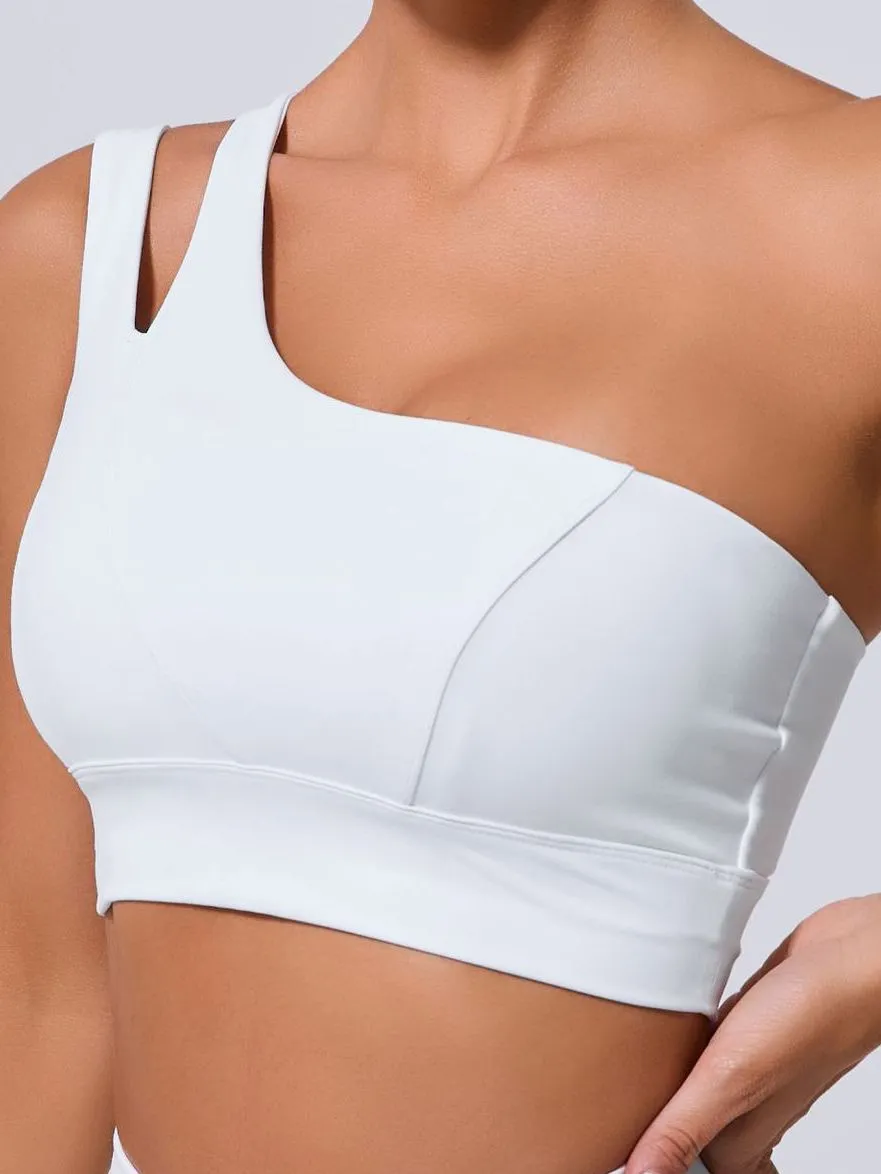 ZASUWA Female Solid Color Tailoring Backless Quick Dry Sports Bras
