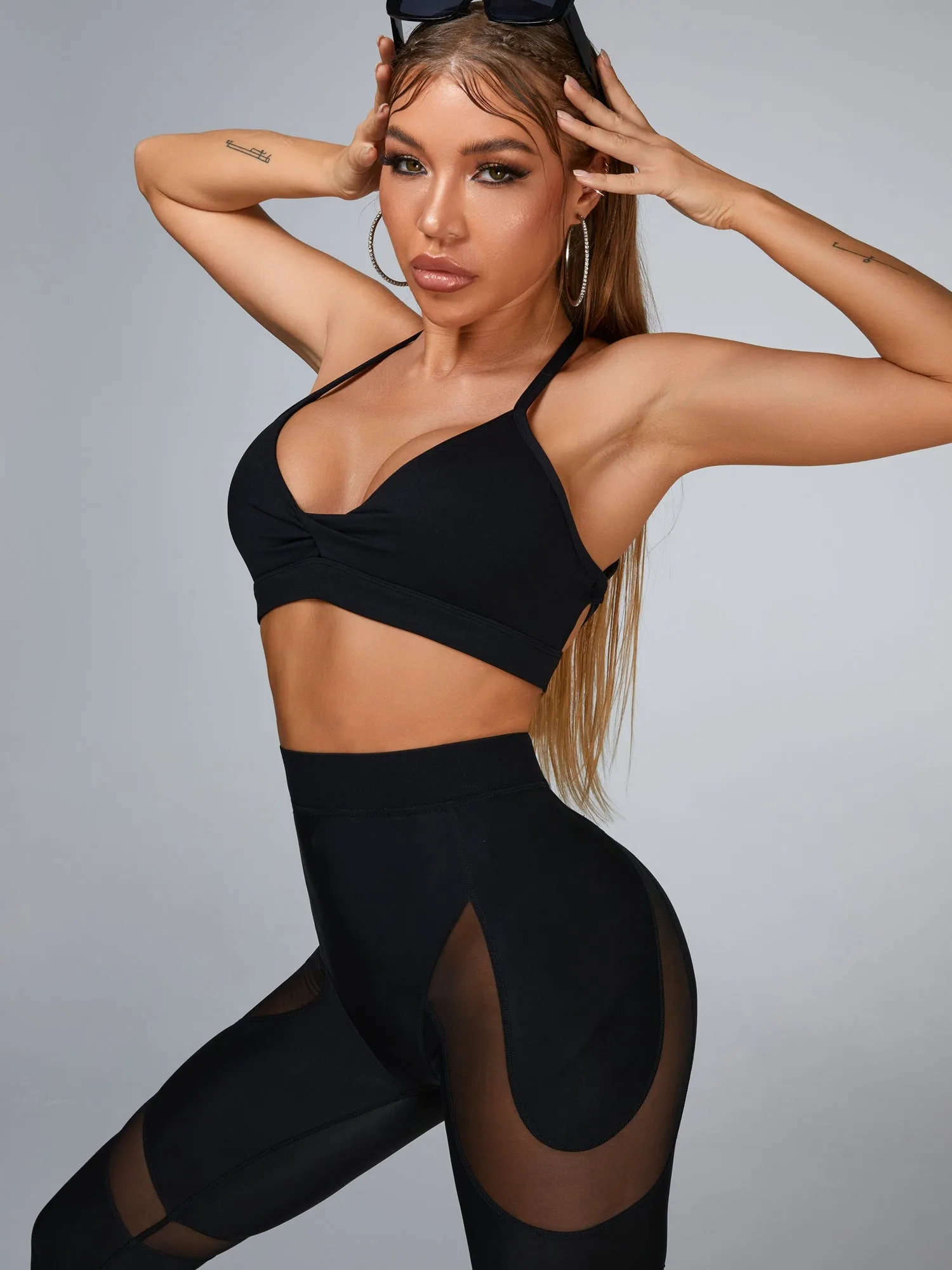 ?ZASUWA Female Super Mesh Hip-lift Leggings