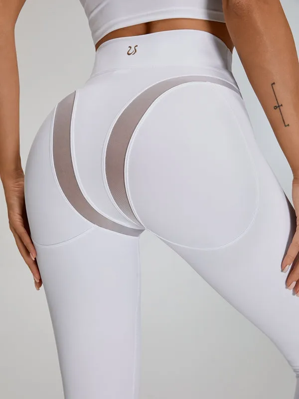 ZASUWA Female Super Sexy Unique Mesh Hip-lift Cross Tracksuit