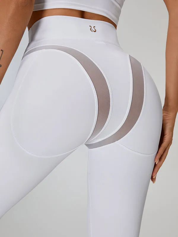 ZASUWA Female Super Sexy Unique Mesh Hip-lift Cross Tracksuit