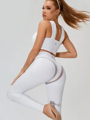 ZASUWA Female Super Sexy Unique Mesh Hip-lift Cross Tracksuit