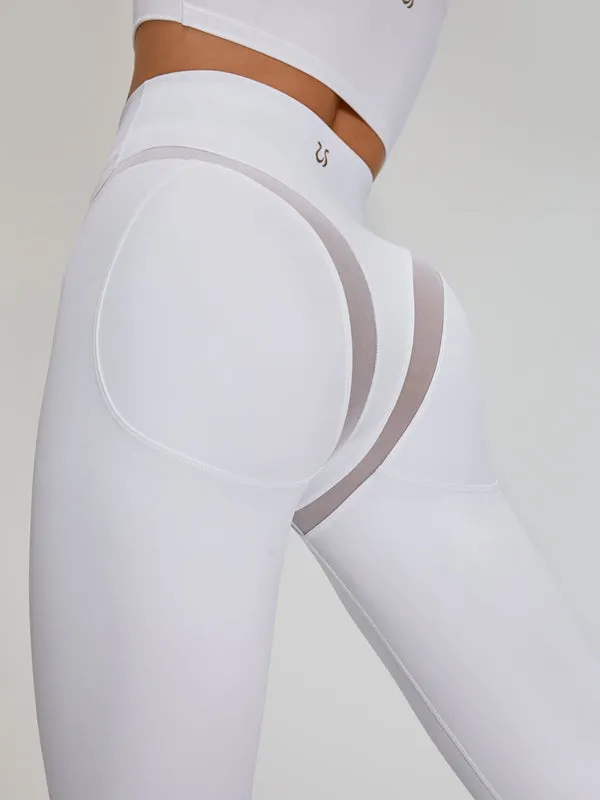 ZASUWA Female Super Sexy Unique Mesh Hip-lift Cross Tracksuit