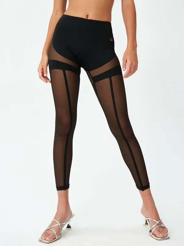 ?ZASUWA Female Super Sexy Unique Mesh Hip-lift Leggings