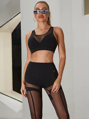 ZASUWA Female Super Sexy Unique Mesh Hip-lift Tracksuit
