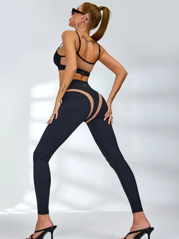 ZASUWA Female Super Sexy Unique Mesh Hip-lift Tracksuit