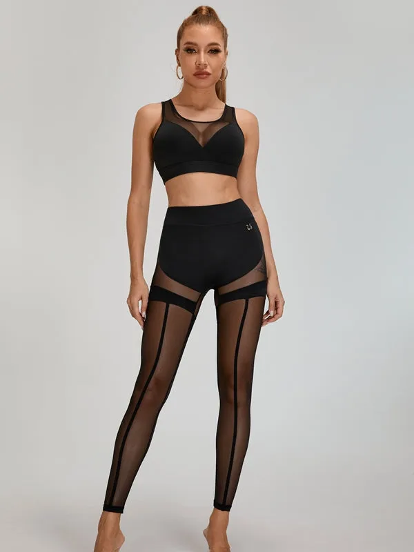 ZASUWA Female Super Sexy Unique Mesh Sports Bras