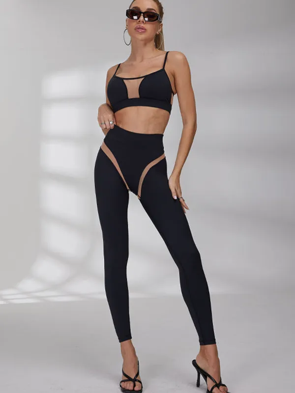 ZASUWA Female Super Sexy Unique Mesh Sports Bras
