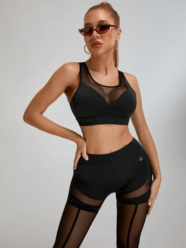 ZASUWA Female Super Sexy Unique Mesh Sports Bras