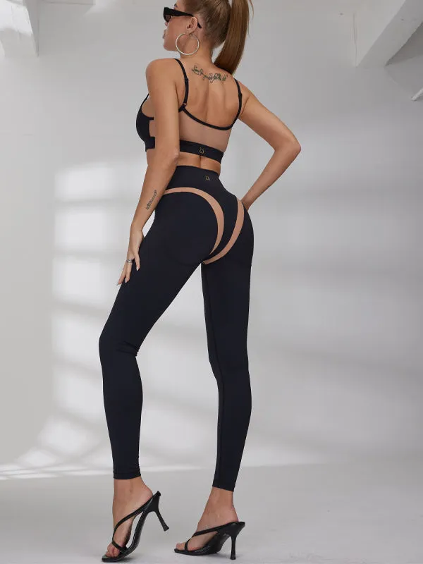 ZASUWA Female Super Sexy Unique Mesh Sports Bras