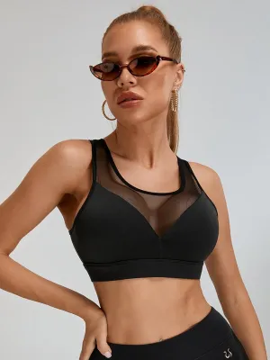ZASUWA Female Super Sexy Unique Mesh Sports Bras