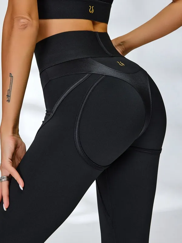 ??ZASUWA Female Ultra Sexy Fly Eye Push-up PU Fishnet Tracksuit