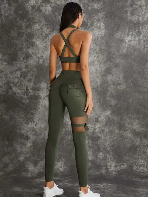 ZASUWA Female Unique Cut Out Sports Bras