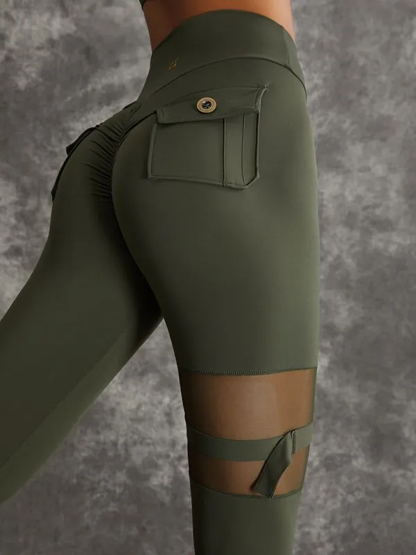 ZASUWA Female Unique Cut Out Sports Bras