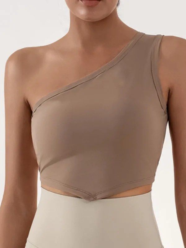 ZASUWA Female With Chest Pads Cross Back Sports Bras