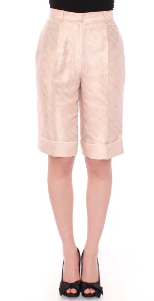 Zeyneptosun  Brocade Above Knee Women's Shorts
