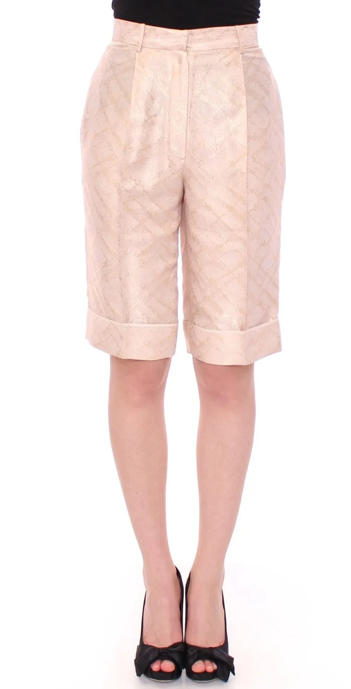 Zeyneptosun  Brocade Above Knee Women's Shorts