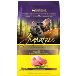 Zignature Turkey Formula Dry Dog Food, 25lb