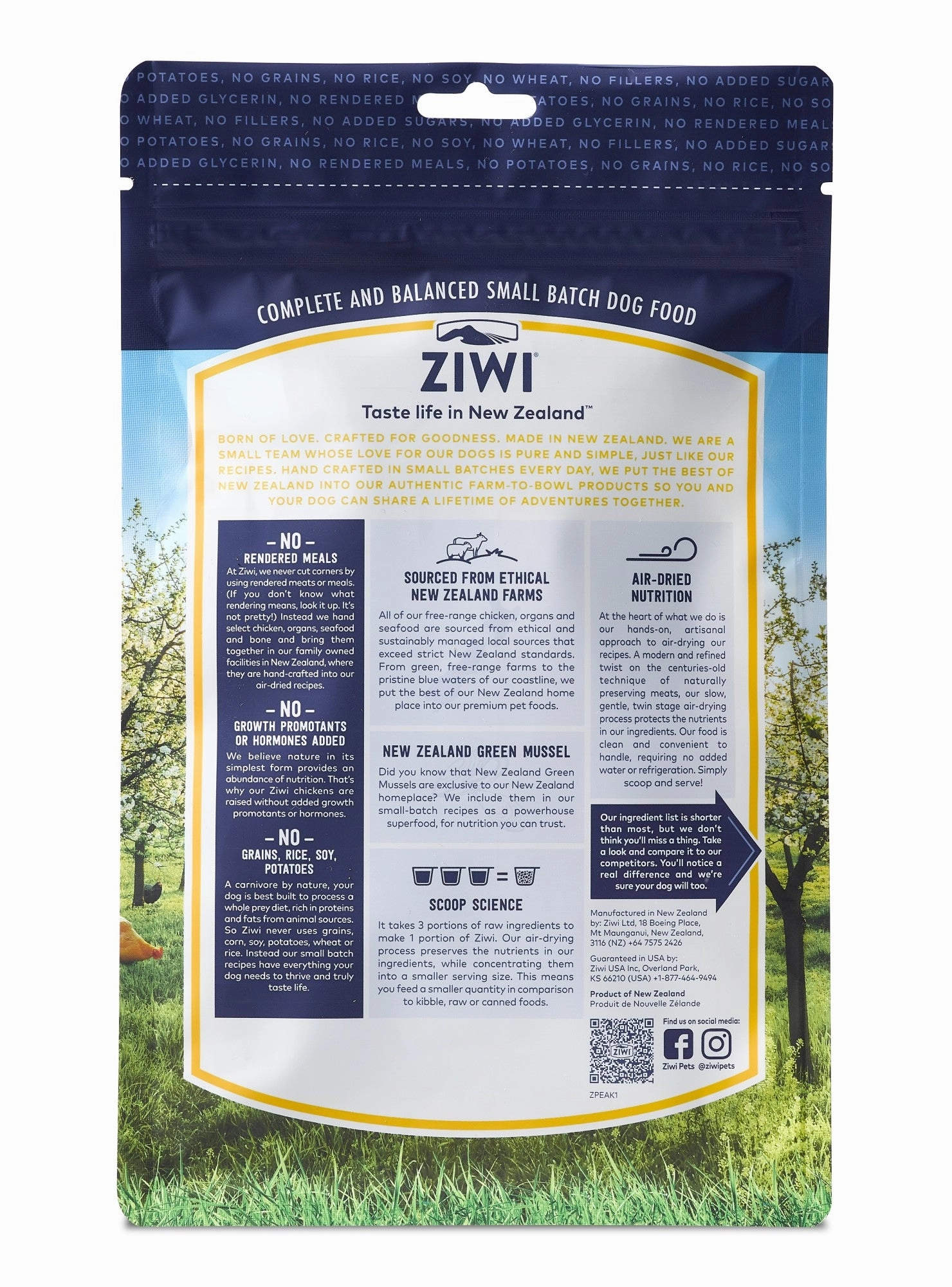 Ziwi Peak Air-Dried Free Range Chicken Recipe