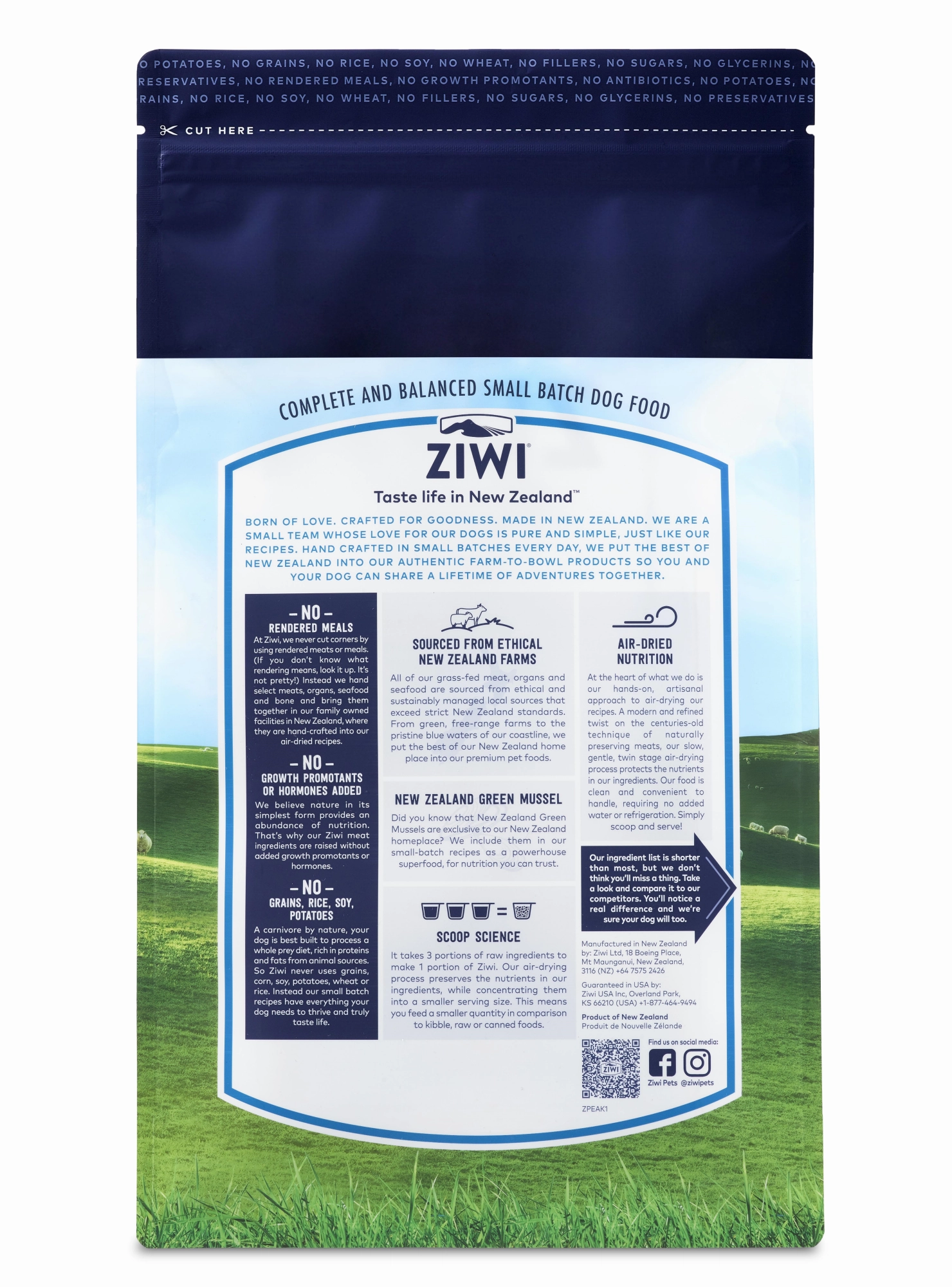 Ziwi Peak Air-Dried Lamb Recipe